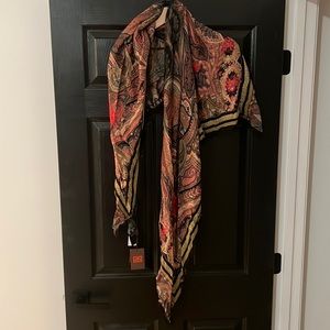 Etro Milano Scarf Silk/Woole